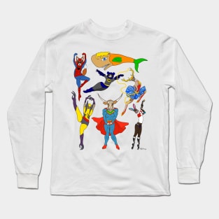 Superhero Animals Long Sleeve T-Shirt